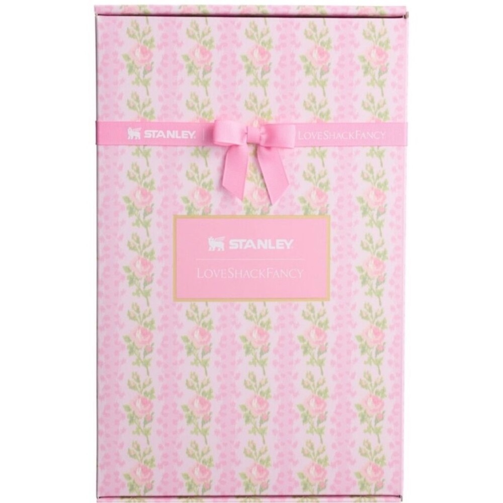 The Stanley x LoveShackFancy Quencher 40 OZ Blooming Heirloom Floral Bow - Picture 7 of 17